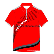 Camiseta de polo OEM dri fit para hombre, diseño caliente